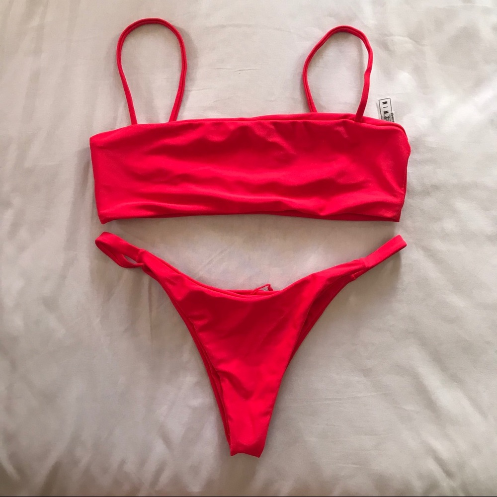 red (bae watch) bikini from koana swim